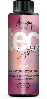 Crystal Glow – 6,66 biondo scuro rosso intenso – 60ml