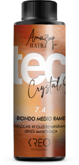 Crystal Glow – 7,4 biondo medio rame – 60ml